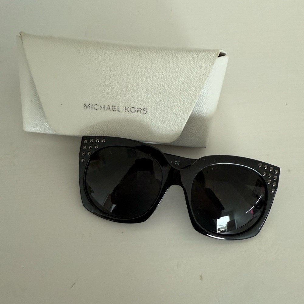 Michael Kors Studded Black Sunglasses